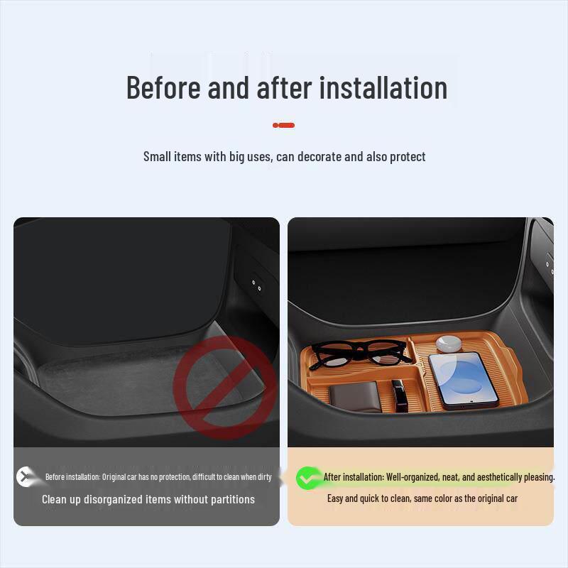 Xiaomi YU7 Silicone Under-Center Pad & Protective Cup Holder for Cars