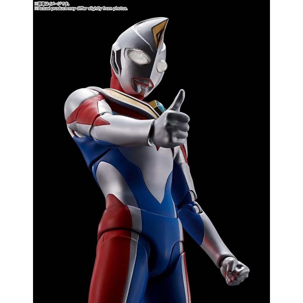 TAMASHII NATIONS S.H.Figuarts (Shinkocchou Seihou) Ultraman Dyna Flash Type, Approximately 150mm, PVC & ABS, Painted Movable Figure