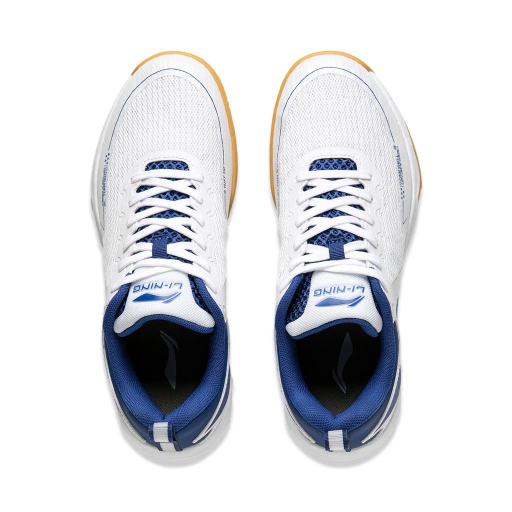 Li-Ning Comfortable Versatile Shock Absorbing Non-Slip Low-Top Training Shoes Unisex Sneakers White Blue APTU003-3