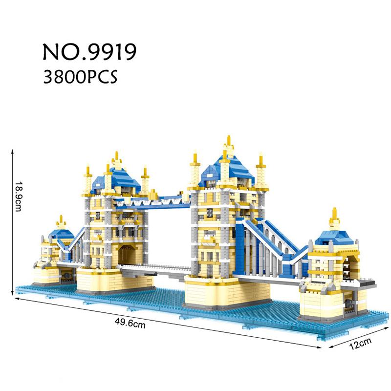 World Famous City Architecture Mini Building Blocks Model Educational Toys for Children Gifts Compatible with Brands Mini Bricks