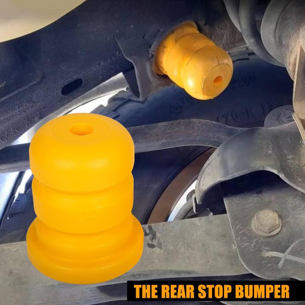 Two Control Arm Bumpers And Two Control Rear Axle Bumpers Replace 15153958 905-208 15039397 Compatible With Chevy Suburban Avalanche GMC Yukon Bump