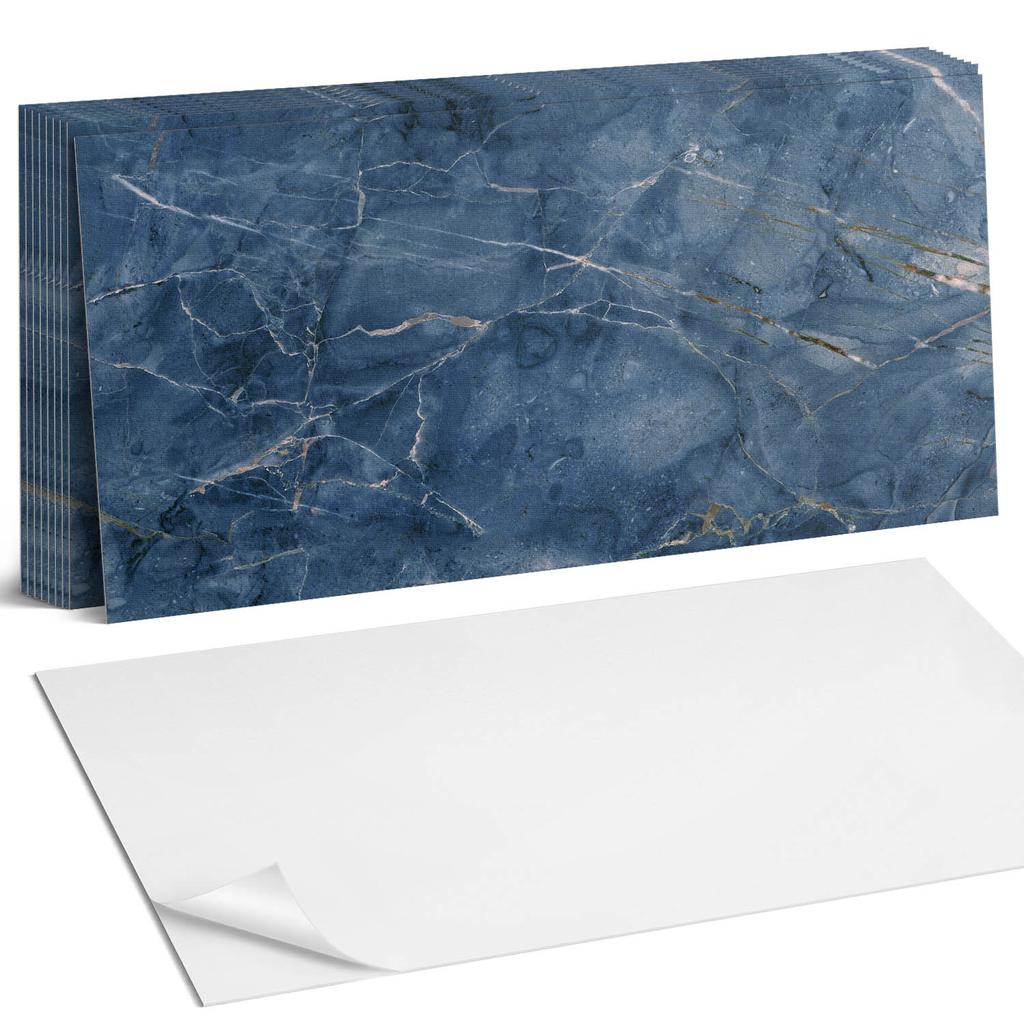 Kafelki Z Nadrukiem Samoprzylepne Winylowe Wzór Kamienia Naturalnego 10X40X20 Cm