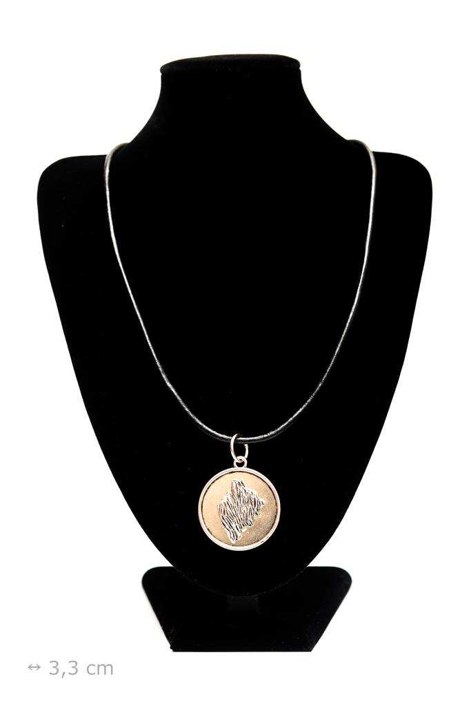 Briard, Berger de Brie – Necklace with a dog, pendant for a dog mom | Art-Dog