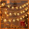 Christmas Tree Snowflake Reindeer Star String Lights Warm White Multicolor LED Atmosphere Lights Battery Powered Home Decoration