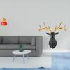 Festival Treasure Deer Head Ornament Resin Art Craft Cornucopia Wall Sculpture Housewarming Gift for