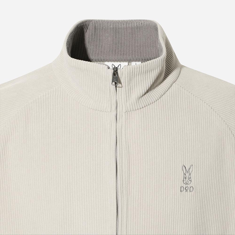 DOD Grainfield Corduroy Half-Zip Anorak (Ivory)