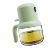 Oil Spray Bottle 180ml Ergonomic Handle Tight Sealing Plastic Glass Dustproof Olive Oil Sprayer for Home Kitchen Green