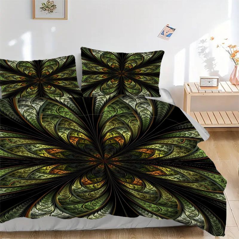 

3pcs Abstract Pattern Duvet Cover Set, Cover For Bedroom Guest Room (1 Duvet Cover + 2 Pillowcase, Without Quilt), yy250922133 135x200cm
