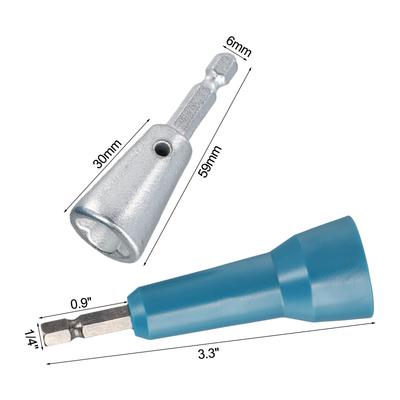 2PC Electrician Wire Twisting Tools Hex Handle For Power Drill Driver Connector Quickly Twister Electrician Tool