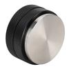 58mm Schwarzer Flacher Boden Edelstahl Kaffee Tamper Zubehör für Zuhause Kaffeeladen