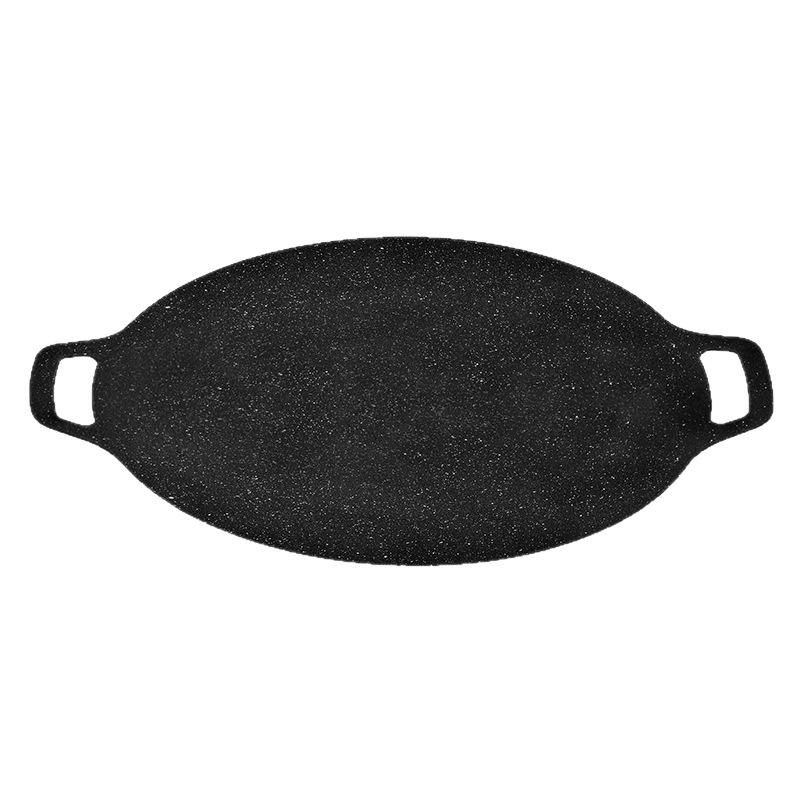 Maifan Stone Korean BBQ & Teppanyaki Grill Pan for Outdoor Use