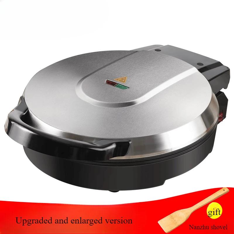 

220В 40см Электрическая сковорода для выпечки Двусторонний нагрев Большой диаметр Углубленная 2200Вт Машина для приготовления блинов Машина для приготовления крепов 220V