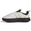 Adipuff 'Off White Core Black Orange Tint' Unisex Puffy Slip-On Lifestyle Shoes JP7712