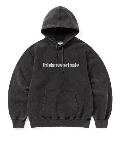 ThisisneverThaT T Logo lT Hoodie Washed Black S