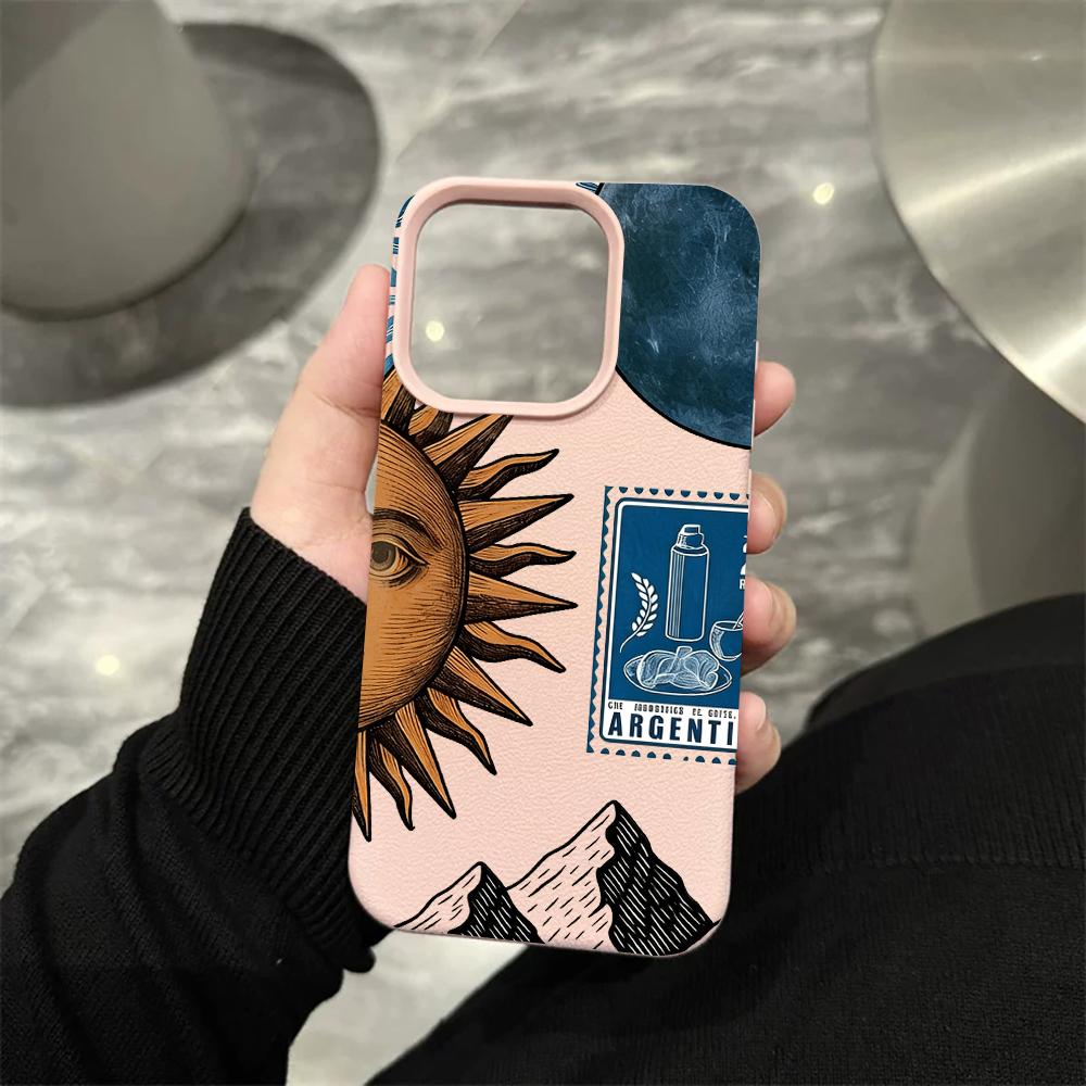 

Travel Postcard Art Collage Phone Case For iPhone 17 11 12 13 14 15 16 Pro Max 16 Plus Shockproof Silicone Bumper Cover iphone 13