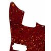 Guitar Pickguard for Squier Jaguar Bass VM Style Guitar Pickguard with Scratch Plate (4-Ply Red Tortoise)