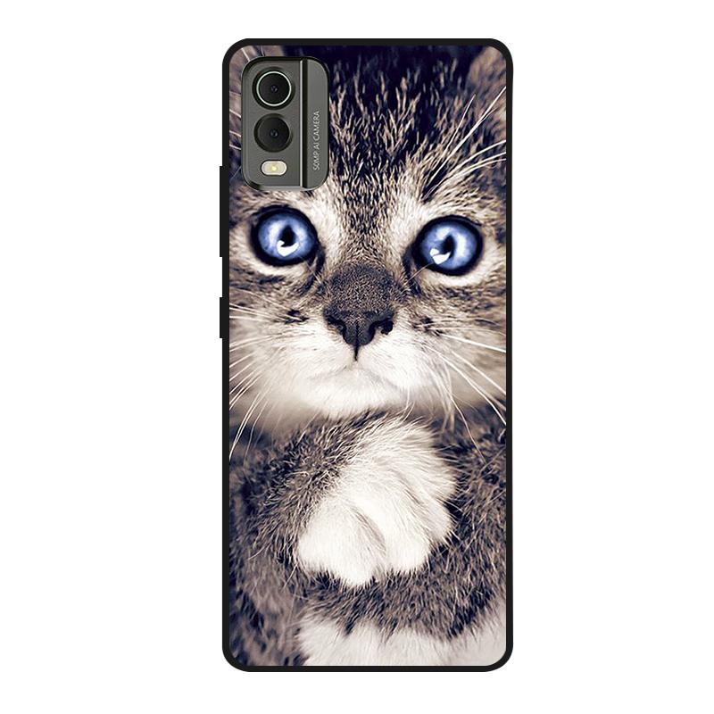 Pentru husă Nokia C32 C 32 Silicon moale Pictată Rezistentă la șocuri Huse spate Pentru Nokia C32 Husă TPU Coques NokiaC32 Desene animate drăguțe
