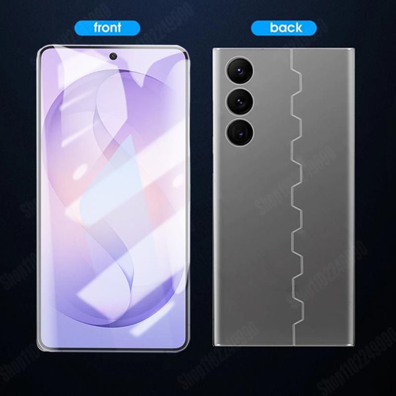 3PCS Butterfly Hydrogel Film For Samsung S26 Ultra S24 Plus S23 S22 S21 S20 S25 Screen Protector For Samsung Note 20 Ultra Film 2