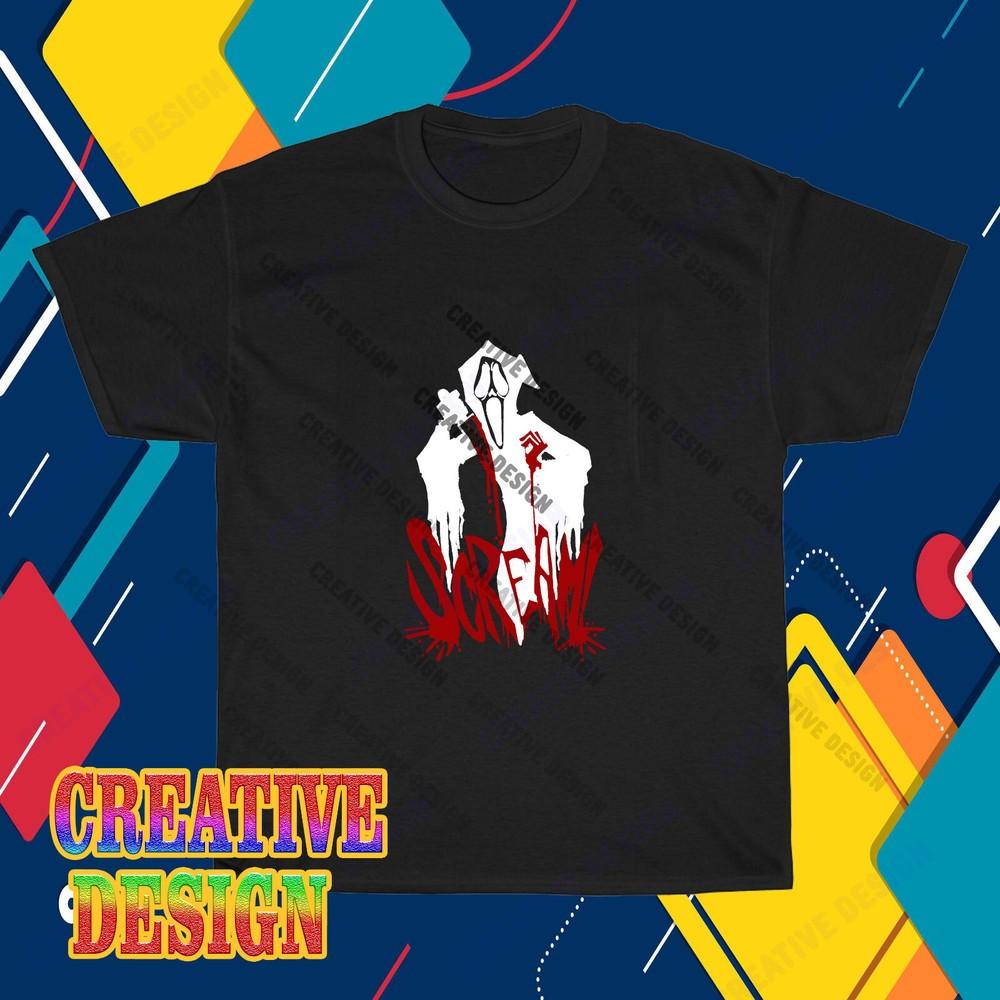 

New Shirt Scream Horror Movie Logo T-Shirt Funny Size S to 5XL 4XL