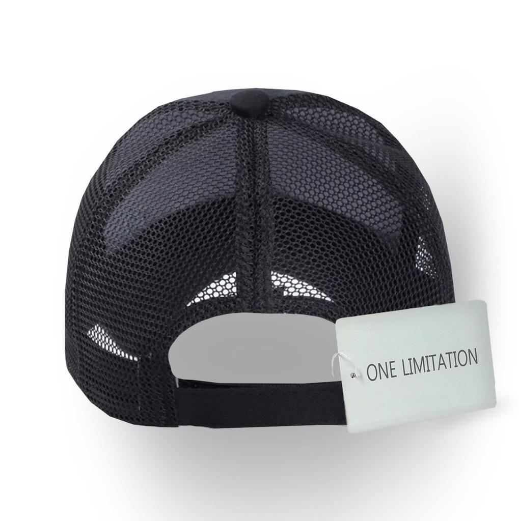 ONE LIMITATION CP048 Mesh for Running and Men and Women (01.Navy) Cap, Stylish, Sports,
