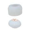 Elegant Tealight Candle Holder Mold Cylinder Candle Holders Making Mold Unique Tealight Incense Container Moulds