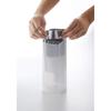 Yamazaki Shampoo Dispenser, Clear, 500ml (Holds original pouch), Pump Type, for Shampoo,