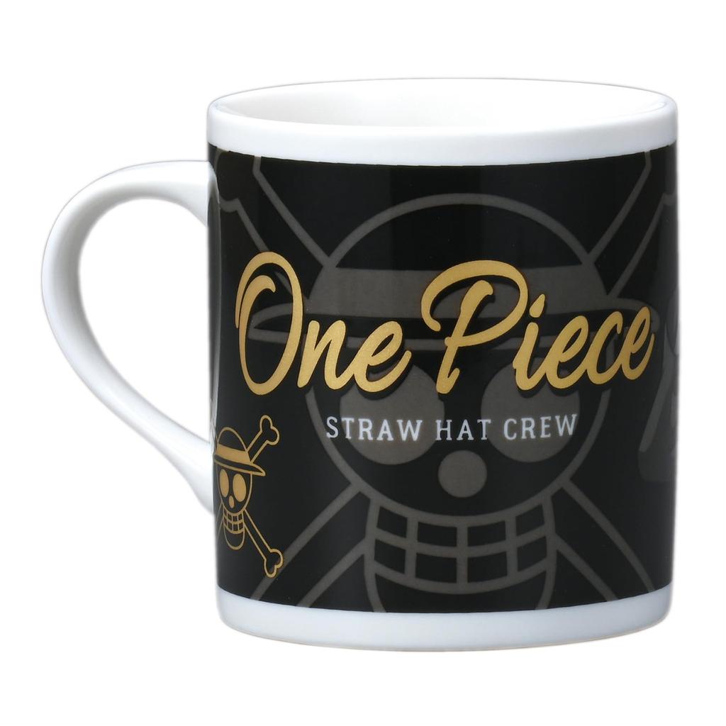 One Piece Zoro Straw Hat Pirates Monochrome Microwave and Dishwasher Made in 124151 Mug, Approx. 300ml, Safe, Japan,
