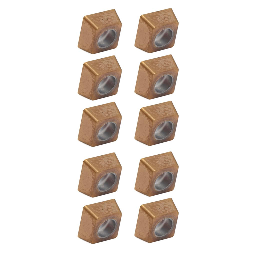 10Pcs Turning Insert Carbide Blade Lathe Cutter Milling CNC Tool Set Kit SPMT040204HD