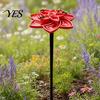 3D Printed Bee Feeder Flower Waterer, Garden Stake, Drinking Fountain Outdoor Decor, Hydration Device Open Anti-Drowning Trough, 2-in-1 Ornament