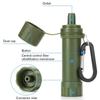 Straw Purification Water Filter Mini Drinking Water Filtering Straw  Mountain Climbing