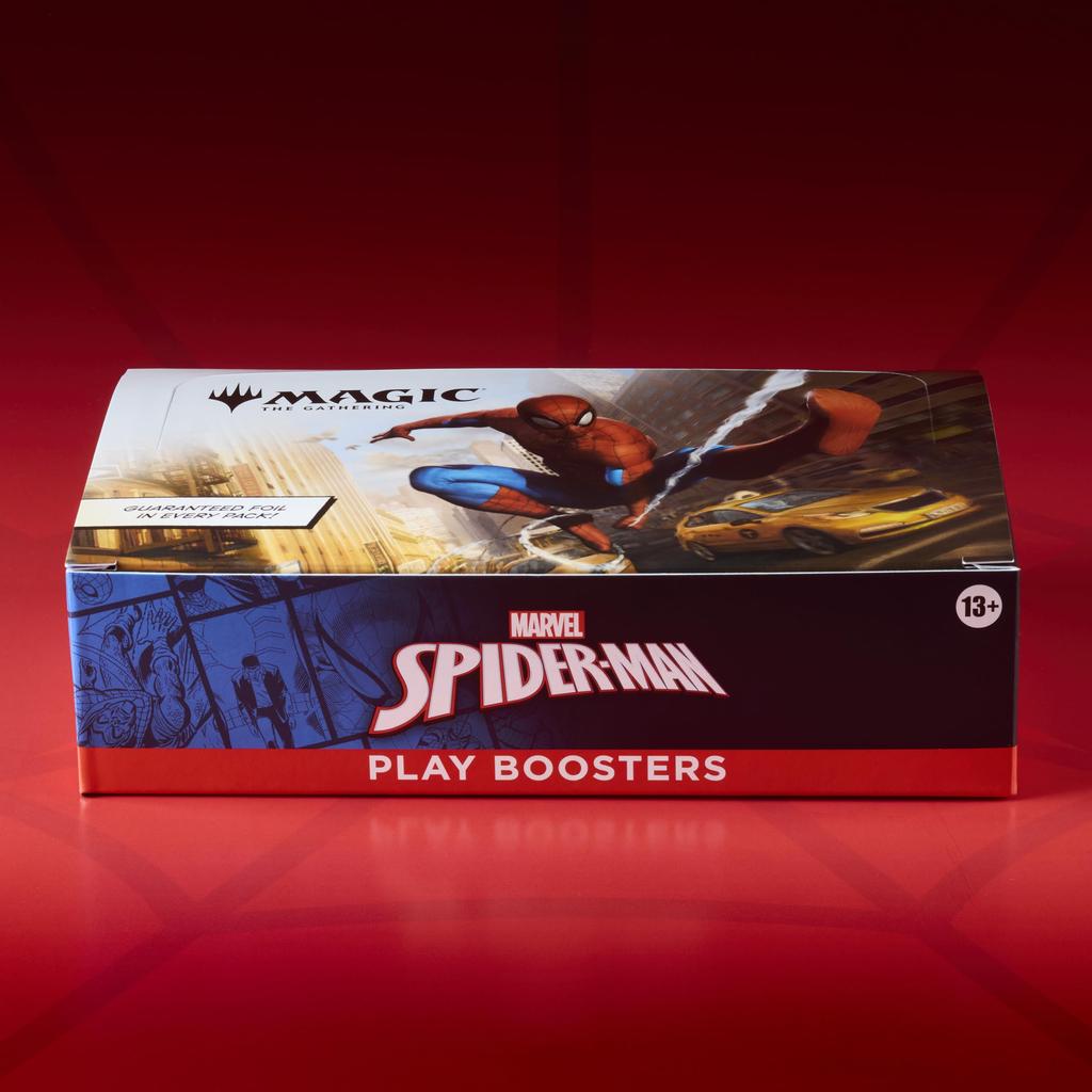 The Gathering Marvel Play Booster English Edition of 30 MTG Trading Card Wizards of the Coast SPM D45240000 Magic Spider-Man (Box Packs)
