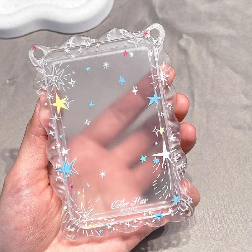 Waterproof Cartoon Plastic Card Cover Women's Kids Bus Credit ID Name Business Working Bank Card Badge Holder Protective Cover