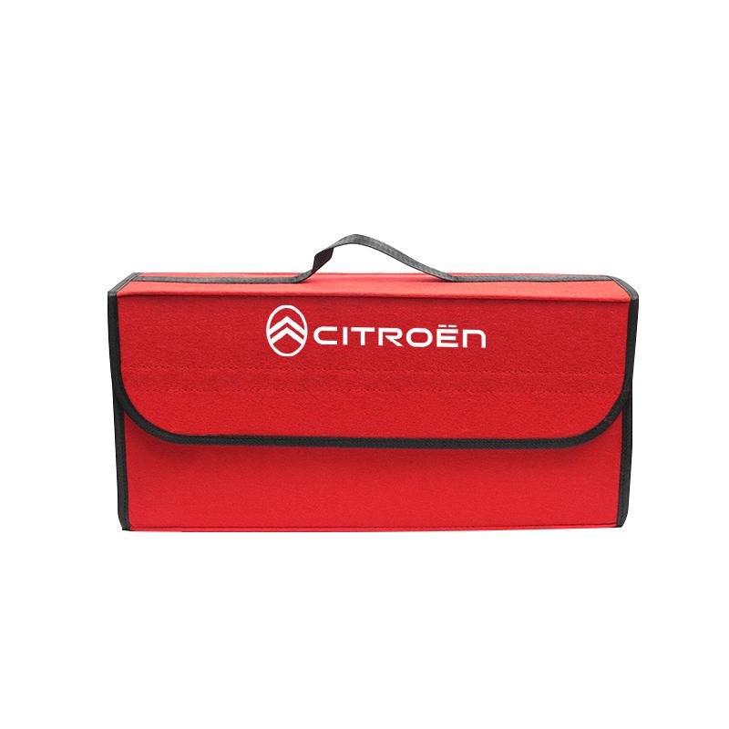 FRPM6 Large Capacity Storage Bag Car Organizer Box For Citroen C5X e-C4 X e-C3 C4 C3 C5 AIRCROSS C-Elysee C-Crosser C4 Cactus Berlingo