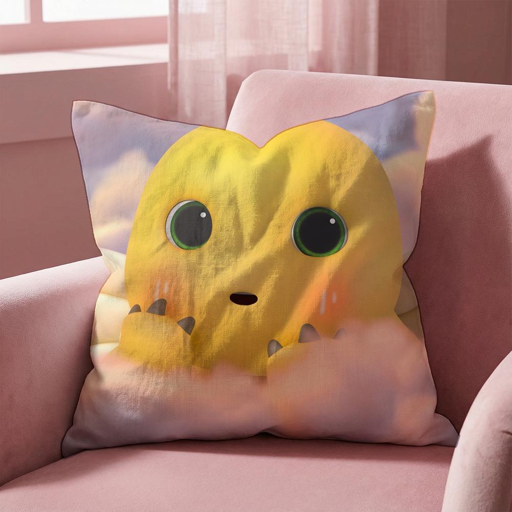 Cute N-Nailong Cushion Cover Multi-Scene Pillow Cover for Home & Car - Reversible, Soft & Durable for Daily Use