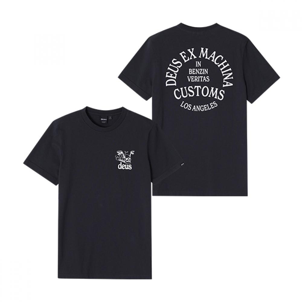 DeuS Ex Machina Men S T ShirT croSSroad dmS241663c Blk