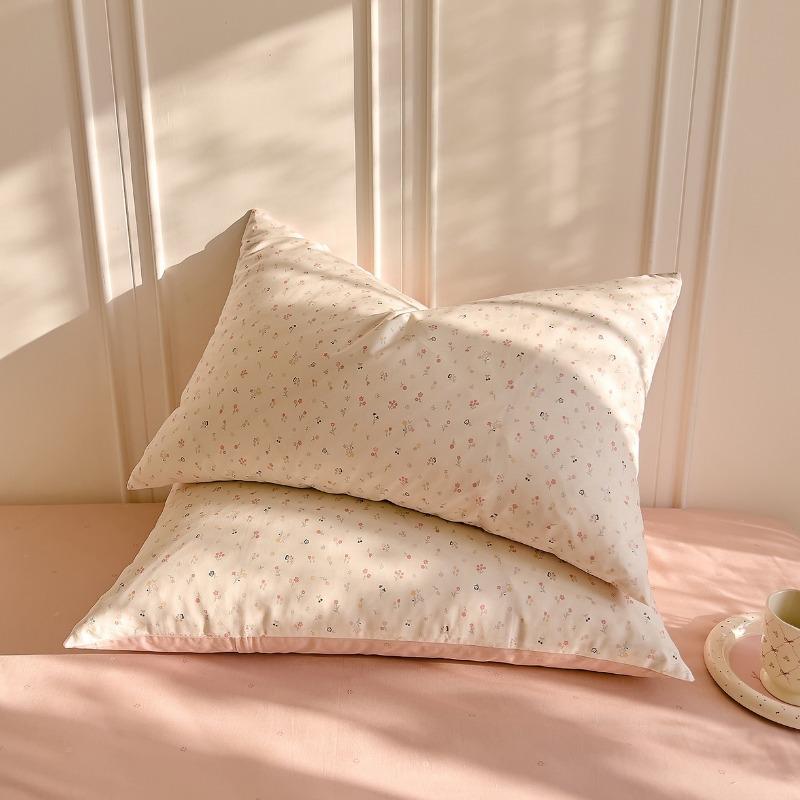 New Cotton Small Floral Single Pillowcase, Cute Printing Is Not Easy To Fade, Single Pillowcase, No Pillow Core Filler