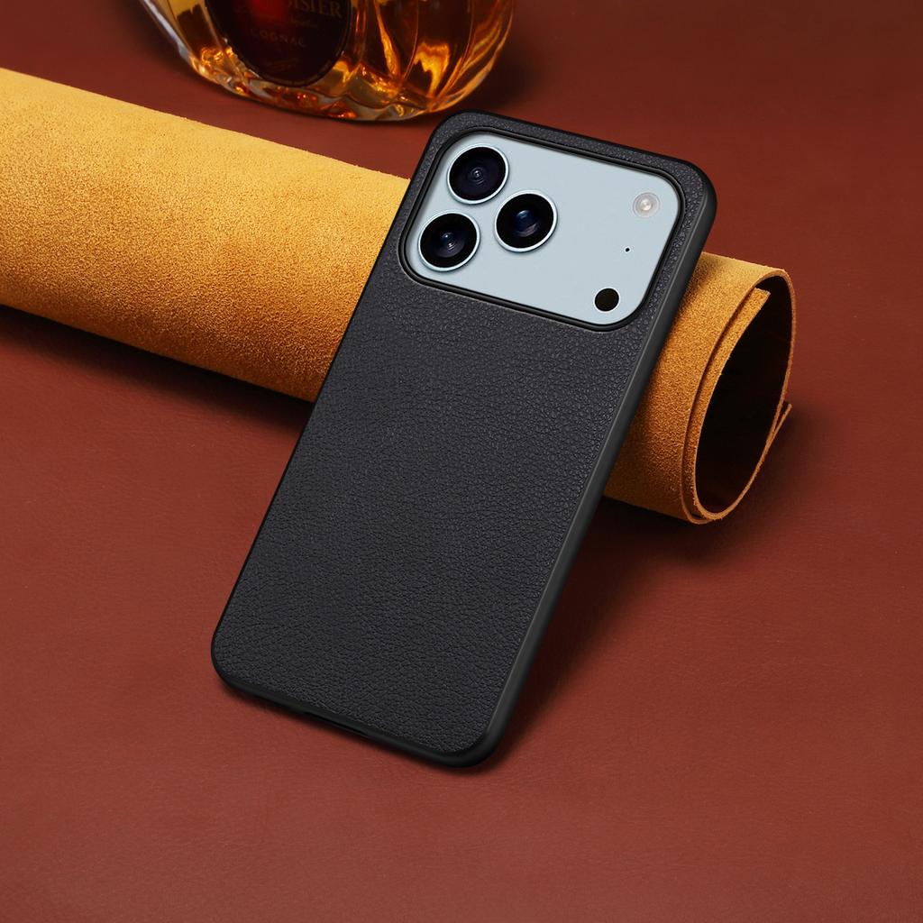 EUCAGR For iPhone 17Air 17Pro Max Luxury PU Leather Phone Back Case Cover for iPhone 17 17Air 17 Pro Max Shockproof Bumper Coque