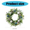 Festival Holiday Wreath Ornament Christmas Wreath Artificial Pine Garlands Festival Wall Hanging for Holiday