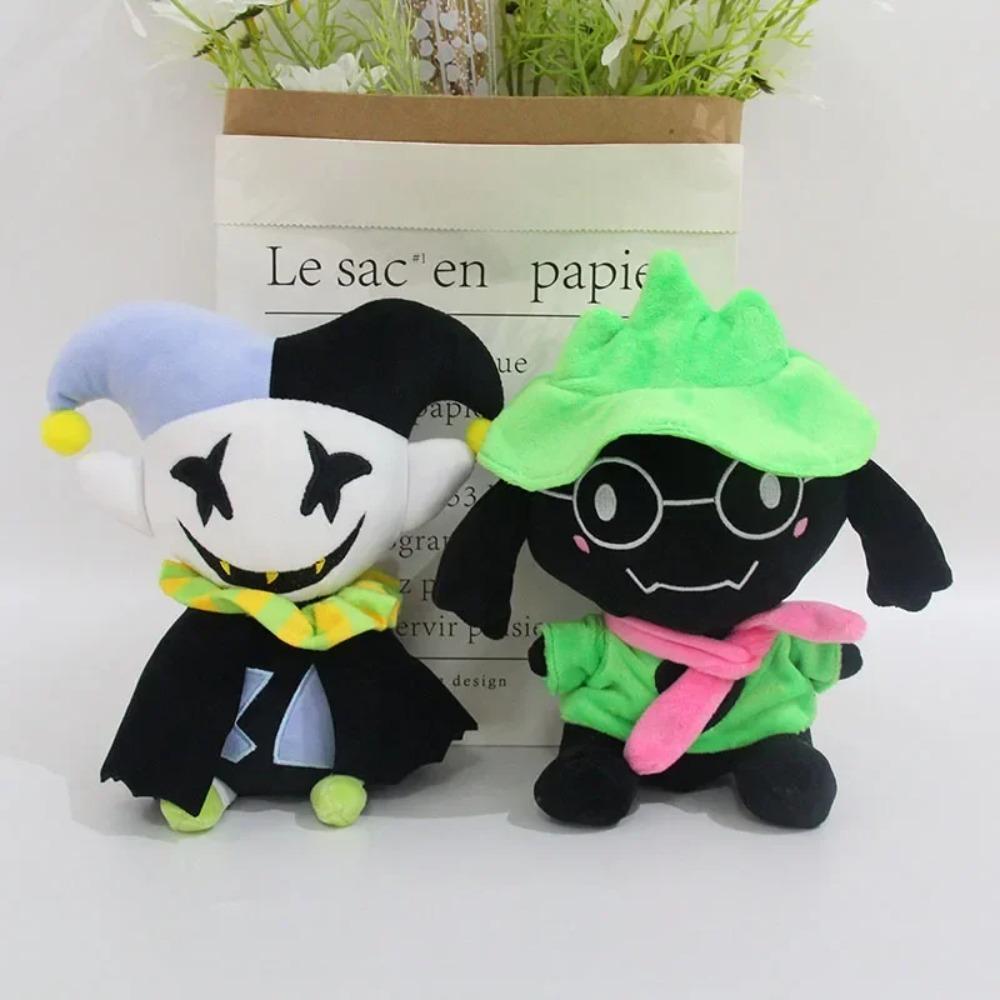 Game Deltarune Plush Toy Kawaii Jevil Ralsei Lancer Stuffed Doll Cartoon Figure Soft Animals Plushies Children Kids Gifts 25cm