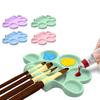 Easy Clean Children's Painting Palette Painting Dish Reusable Silicone Color Mixing Tray Art Tool For Home School Use