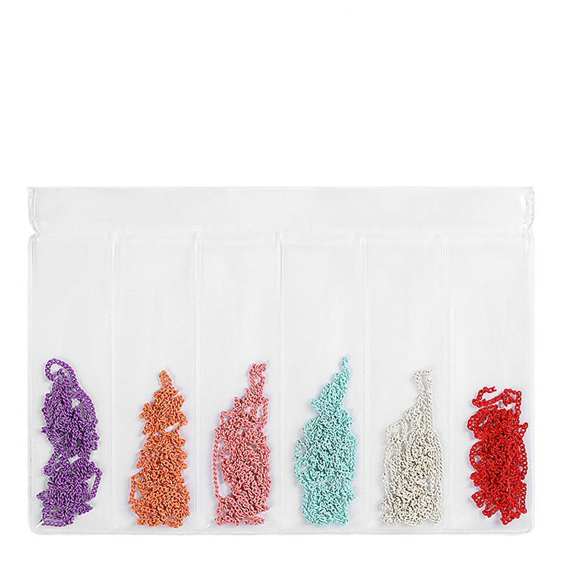 Nail Art Chain Nail Jewelry Color Nail Decoration Thickness Steel Ball Color Chain
