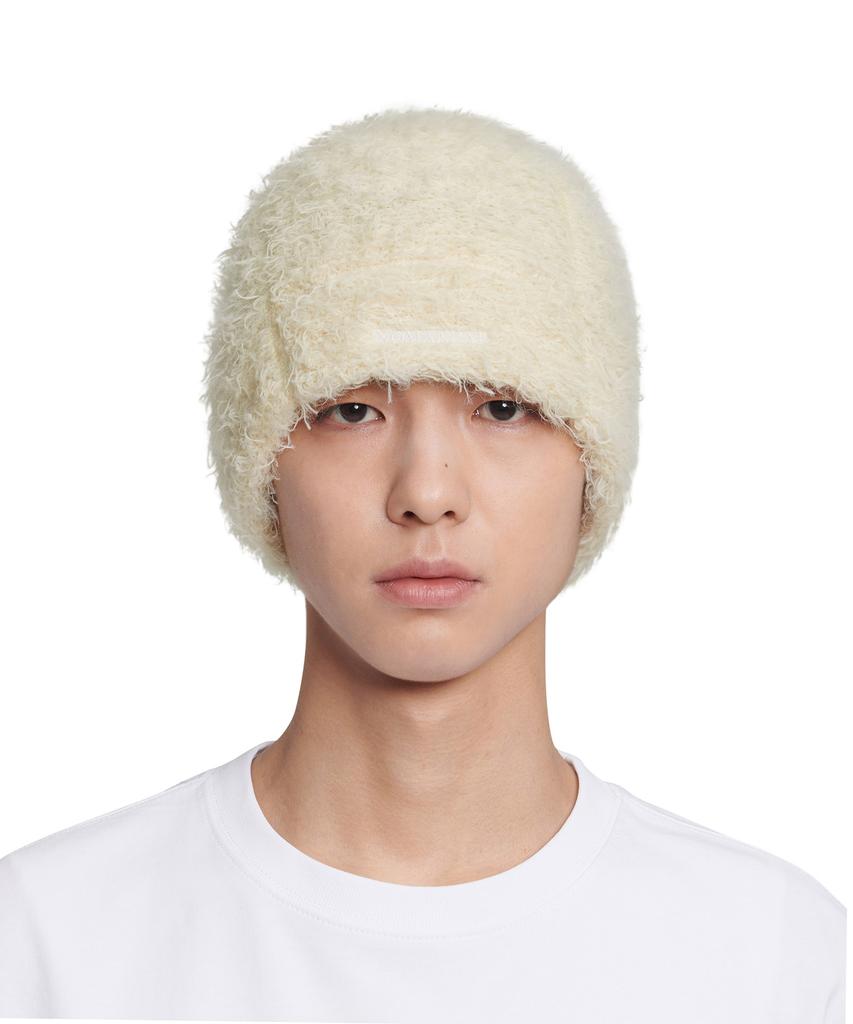 Nomaenyueol Nest Hairy Beanie - Cream