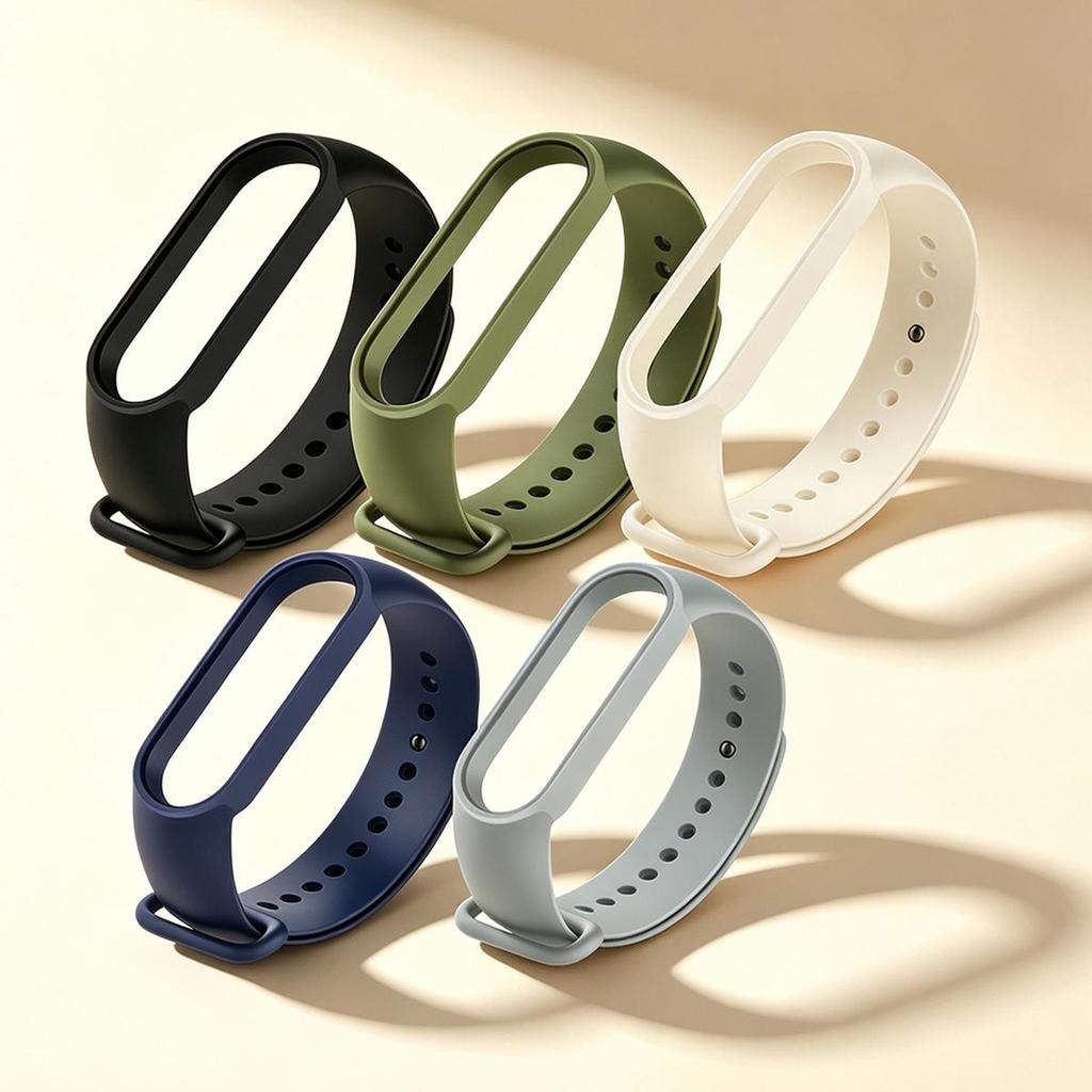 Mi Band için bilezik 6 5 4 3 Spor Kayış İzle Silikon Bilek Kayışı Bilezik Aksesuarları