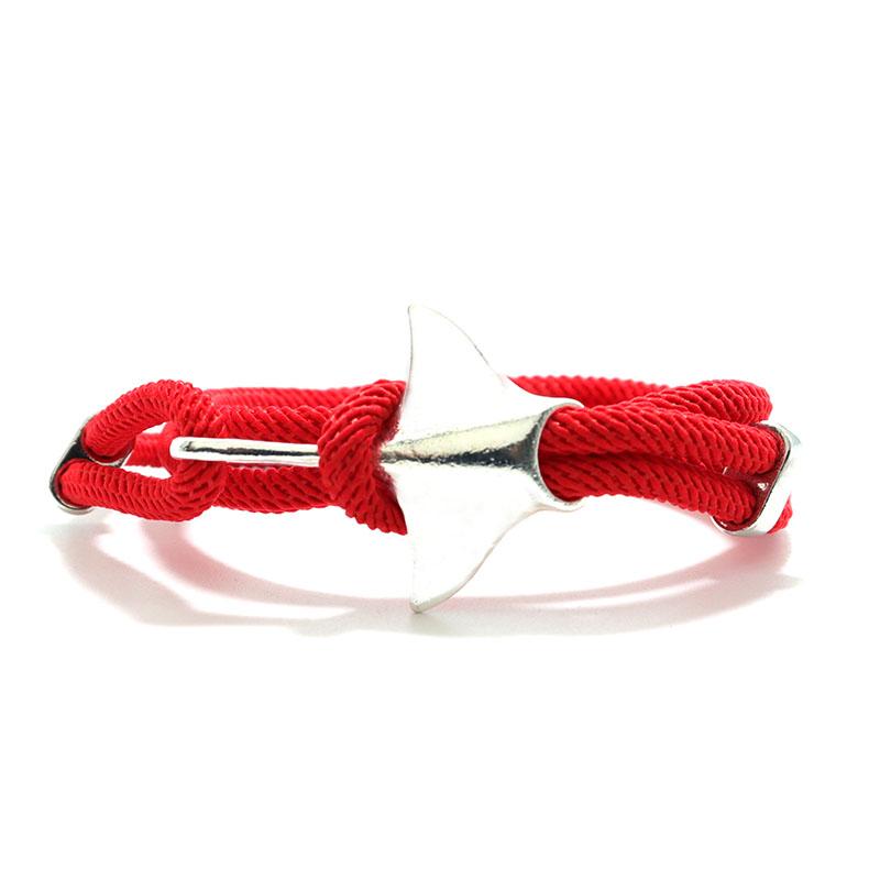 Bracciale Manta alla Moda Uomo Donna 3 Strati Regolabile Corda Animale Marino Braccialetto Accessori Protezione Ambientale Pulseras