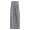 Shop   Women Easy One Mile Basic Pin Tuck Wide Pants Gray Pic Wpt 11818