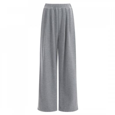Shop   Women Training Wide Banding Pants Grey Pic Wpt 11818