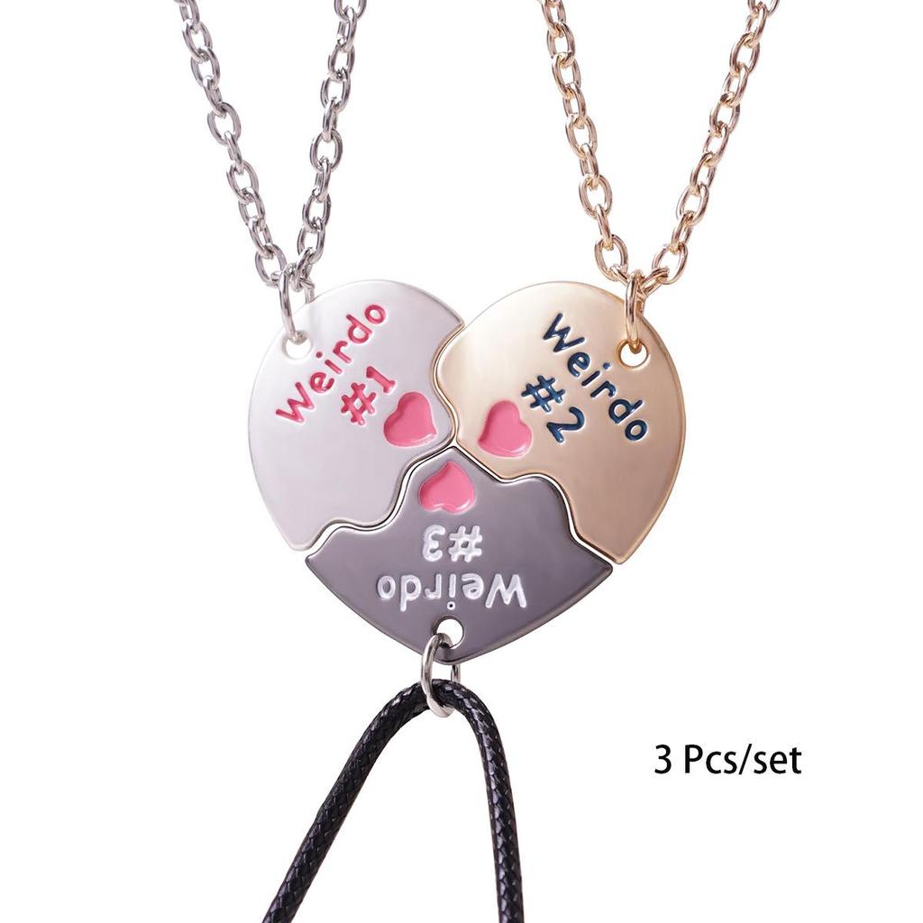 Best Friend Magnetic Necklace: Cute Back-to-School Gift & Birthday Pendant for Her