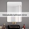 Self-Adhesive Acrylic Full-Body HD Mirror for Bathroom and Makeup