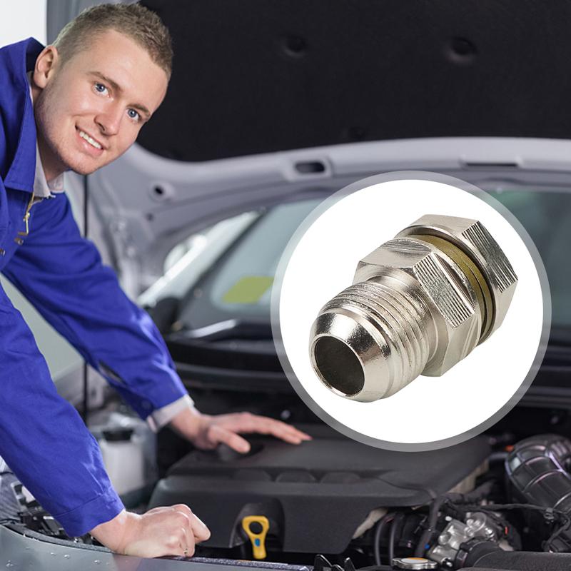 10AN To M18x1.5mm Turbo Oil Pan/Oil Return Drain Plug Adapter 315-04301-010 Oil Sump Return Drain Adapter Bung Fitting