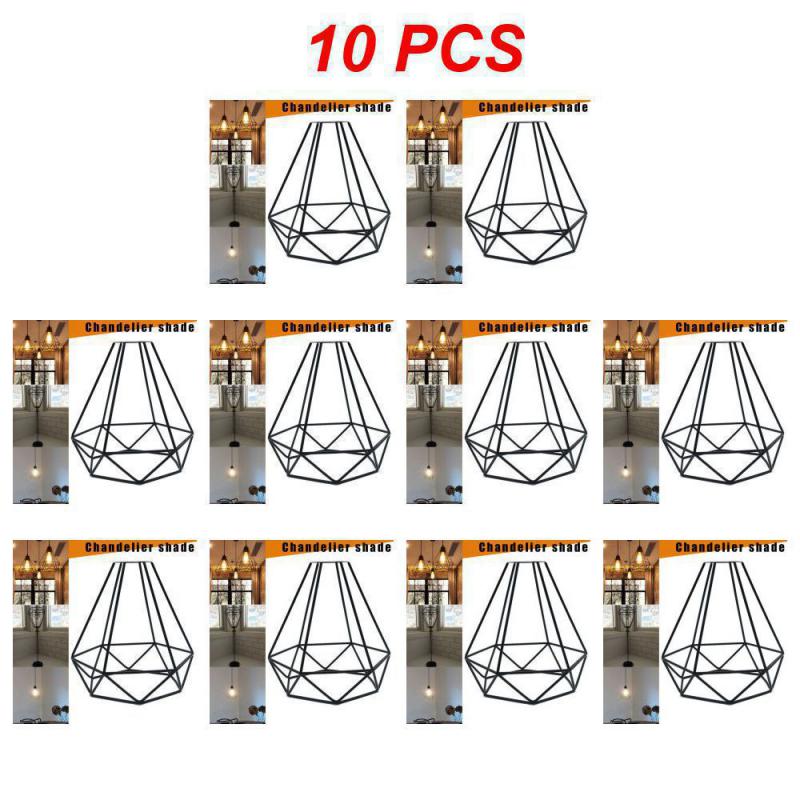 Iron Hanging Lamps For Ceiling Lights Shade Chandelier Pendant Dinning Home Decor Retro Parlor Edison Metal Wire Cage Modern
